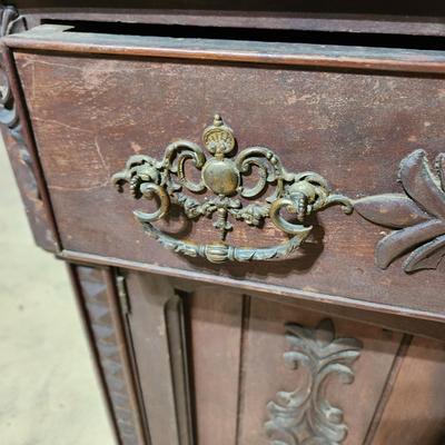 Antique Dry Sink Cabinet 31x17x28