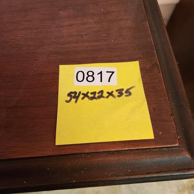 Antique Sideboard Walnut Gum Mahogany Woods 54x22x35