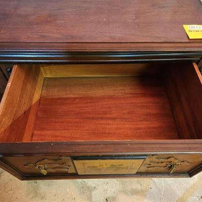 Antique Sideboard Walnut Gum Mahogany Woods 54x22x35