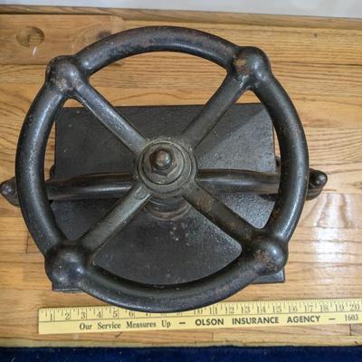 Antique Cast Iron Book Press