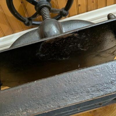 Antique Cast Iron Book Press
