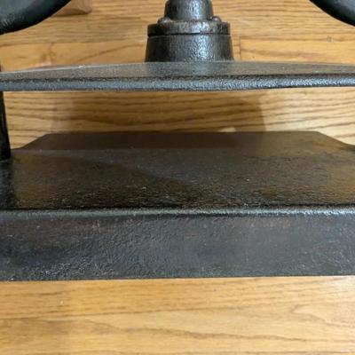 Antique Cast Iron Book Press
