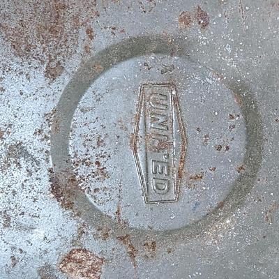 lot of 5 Industrial Age Office Metal Waste Cans U. S. Government United