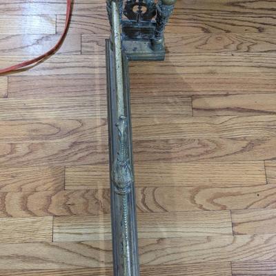 Antique French Louis XV Style Gilt Brass Fireplace Fender