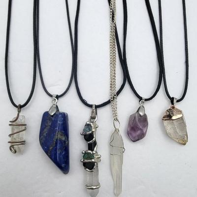 Various Healing Quartz Stone Necklaces