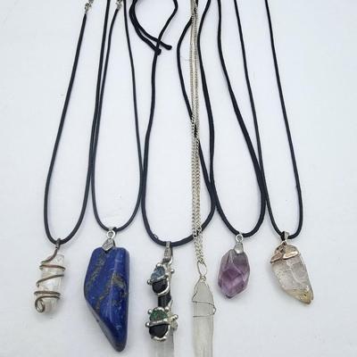 Various Healing Quartz Stone Necklaces