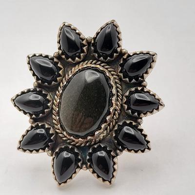 Rings & Pendants - Black & White Stones
