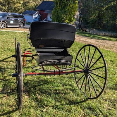 Antique Michigan Buggy Co Horse Drawn Buggy
