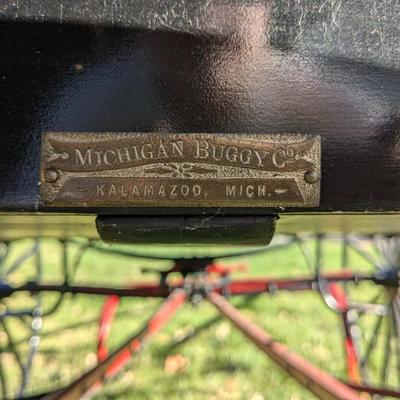 Antique Michigan Buggy Co Horse Drawn Buggy