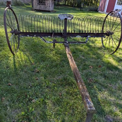 Antique Hay Rake