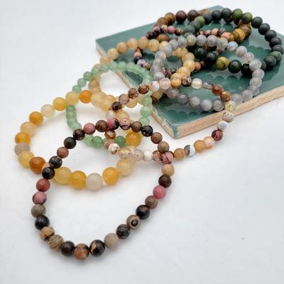 Nine Stone Stretch Bracelets