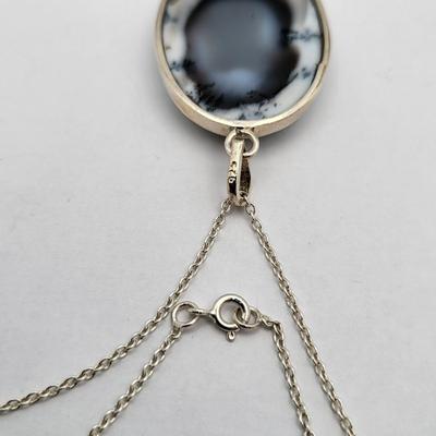 Dendridic Gemstone Necklace & Ring