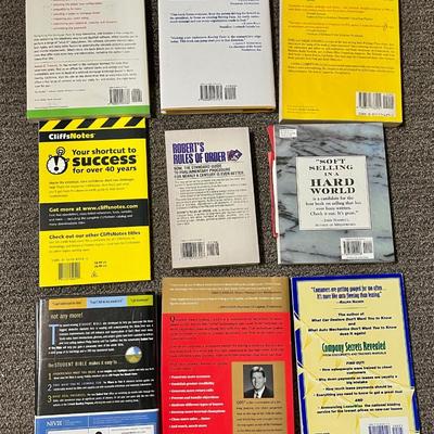 Book Lot - 9 Books on Buying, Selling, Stock Market, and More