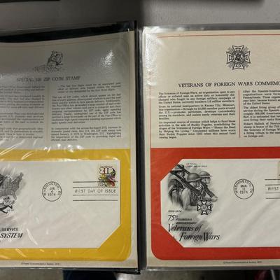 Postal Commemorative Society U.S First Day Covers & Special Covers 1974-1976