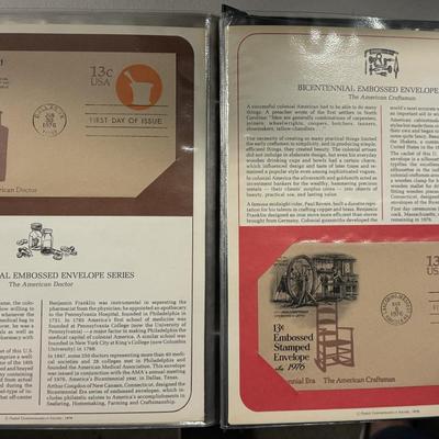 Postal Commemorative Society U.S First Day Covers & Special Covers 1974-1976