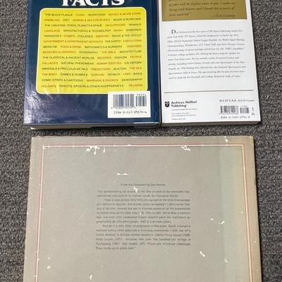 Book Lot: Dick Enberg, Pulitzer Photographs, and Fascinating Facts Dick Enberg autographed his book