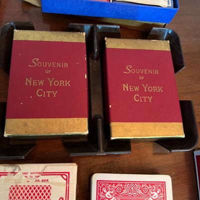Lot Vintage Playing Cards Poker Chips
