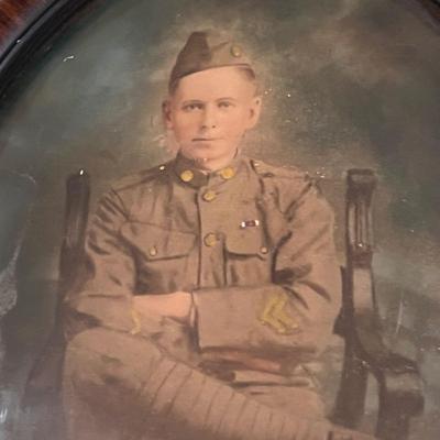 Lot 5 Antique Framed Portraits Photographs