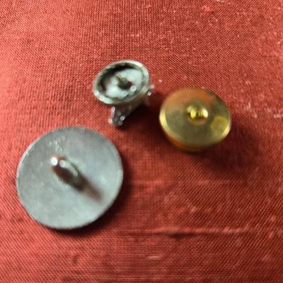 Trio of Masonic Pins (One is 14k Gold)
