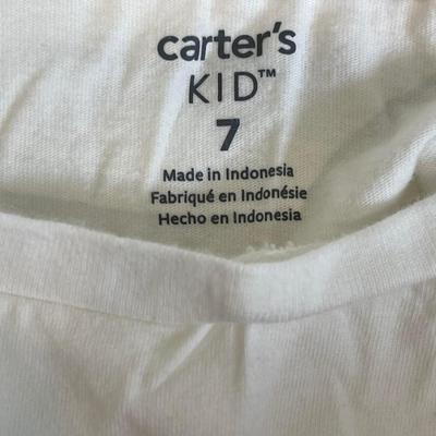 5 Girls Tees size 7T-8T and one child medium
