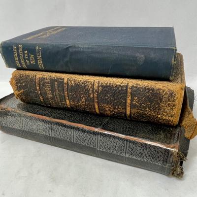 Vintage Antique Bibiles