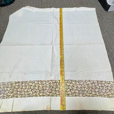 Vintage Linen Curtain Lot - 10+ pcs