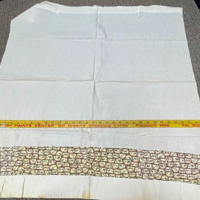 Vintage Linen Curtain Lot - 10+ pcs