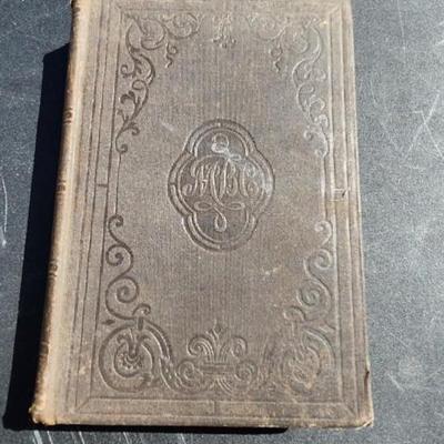 1861 and 1844 Bibles plus household items