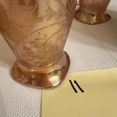 Large Vintage Marigold Carnival Glass Lot
