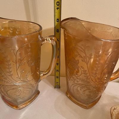 Large Vintage Marigold Carnival Glass Lot