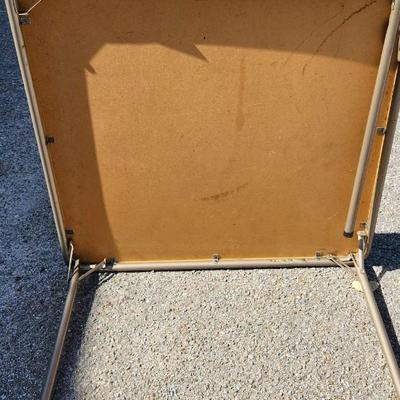 Vintage MCM Folding Card Table