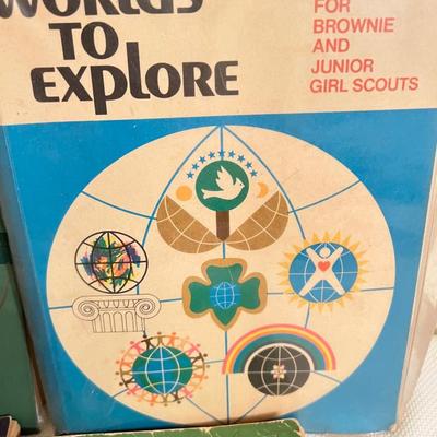 Vintage Girl Scouts Lot - Books, Pocket Knife, Song Books