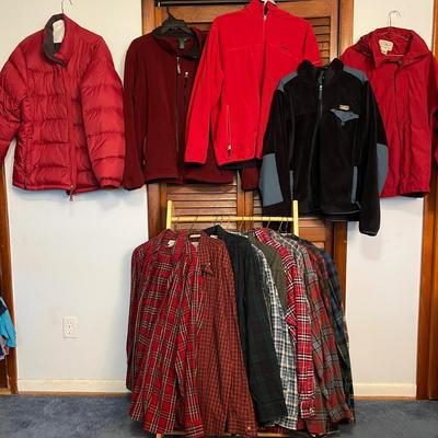 Big Lot Mens L.L. BEAN Shirts, Jackets, Fleece, Flannel