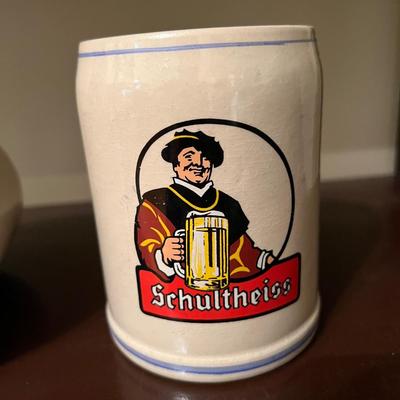 Vintage Beer Stein Lot - 6 German, West Germany