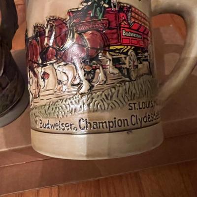 Vintage Beer Stein Lot - 6 German, West Germany