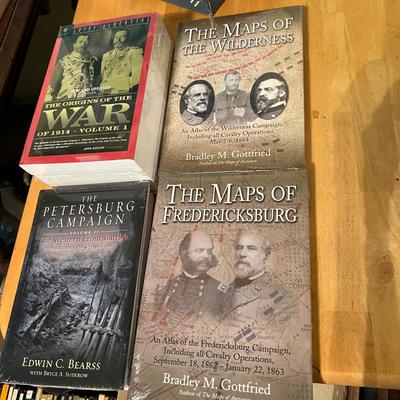 Lot of 6 New Shrink Wrapped Books - 3 Vol. Set, History, Military