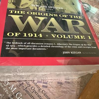 Lot of 6 New Shrink Wrapped Books - 3 Vol. Set, History, Military