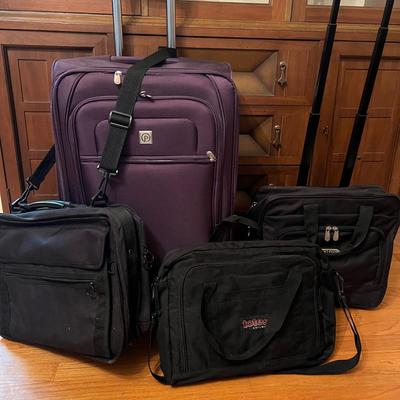 Luggage Travel Bags Lot - Protege Suitcase New, Totes Rolling Travel Bag