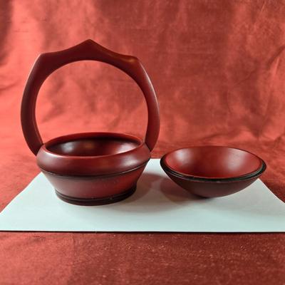Miniature Asian Lidded Basket