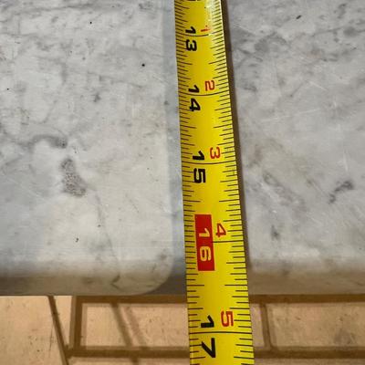 Lot of 2 Wrought Iron Table Bases, 1 w. Unattached Marble Top