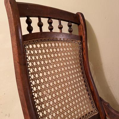 Vintage Rocking Chair - Cane Seat & Back