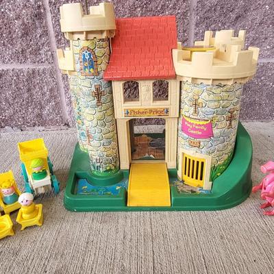 1970's Fisher-Price Castle & Extras