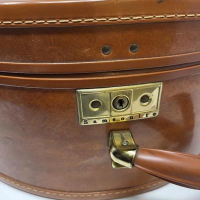 Mid-Century Vintage Samsonite Round Travelase