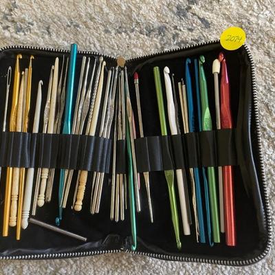 Assortment of crotchet hooks