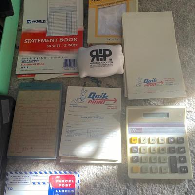 Miscellaneous office supplies