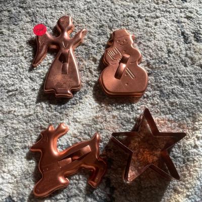 Angel copper cookie cutters
