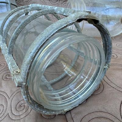 Vintage Exterior Protective Metal/Glass Light Covers