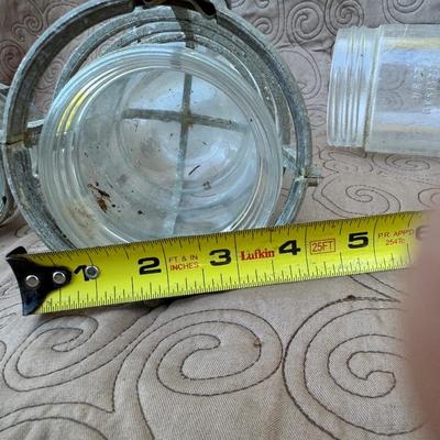 Vintage Exterior Protective Metal/Glass Light Covers