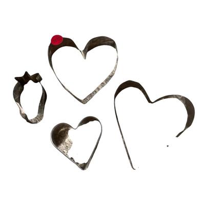 Aluminum cookie cutters-hearts
