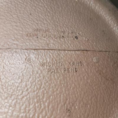 Vintage Coleman Brown Tan Insulated Jug Cooler